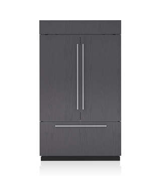 Sub-Zero Refrigerador/congelador cl&#225;sico de puerta francesa de 48&quot; con dispensador interno: Preparado para panel CL4850UFDID/O