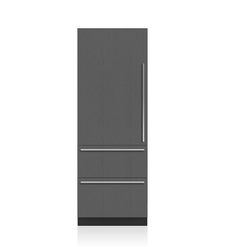 Sub-Zero 30&quot; Designer Over-and-Under Refrigerator - Panel Ready DET3050R