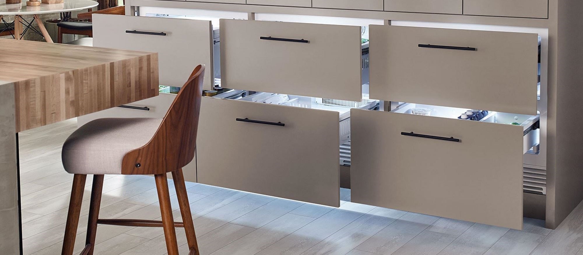 Cajones congelador de 30" Sub-Zero con máquina para hacer hielo compatibles con paneles (ID-30FI)