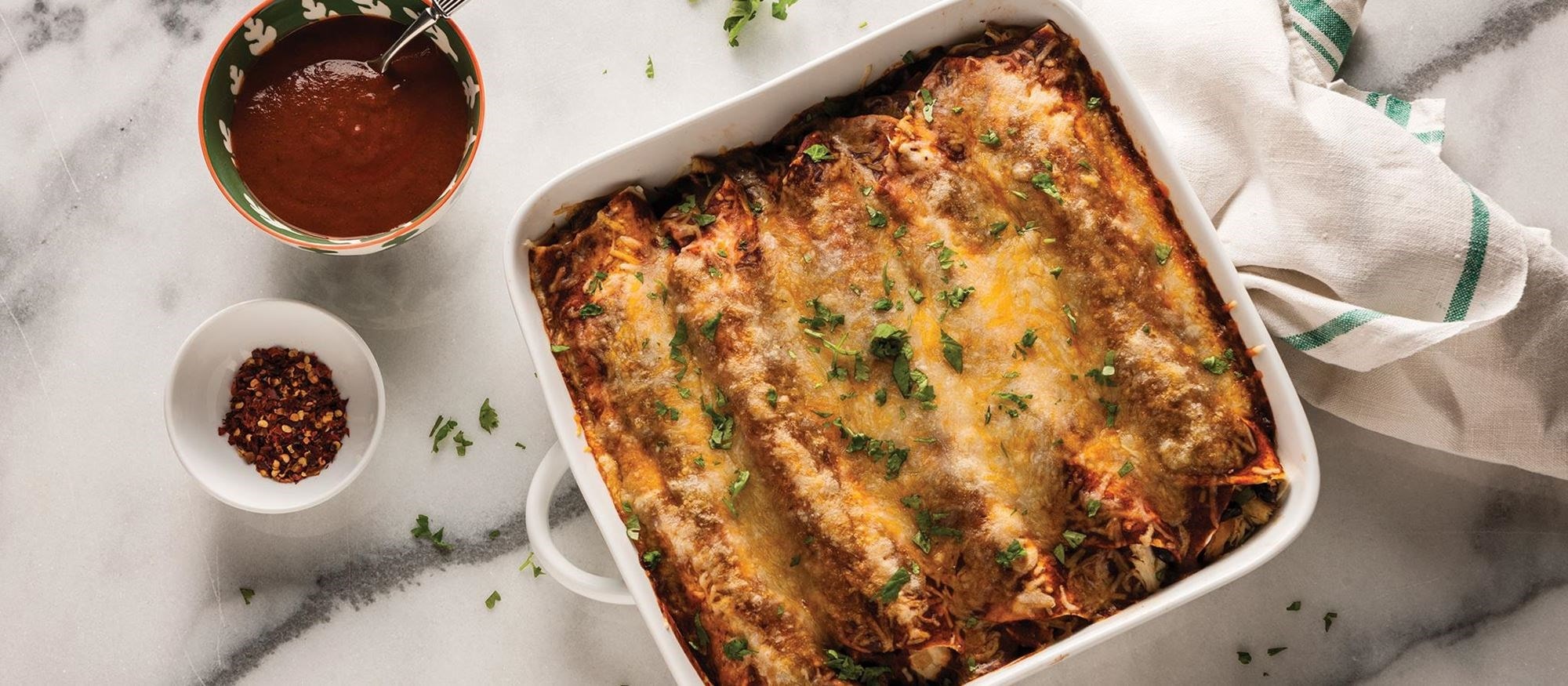 Enchiladas de pollo
