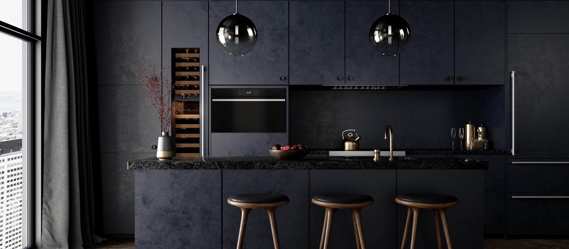 Horno de vapor con convección contemporáneo de la serie M de 30" Wolf (CSO3050CM/B/T)