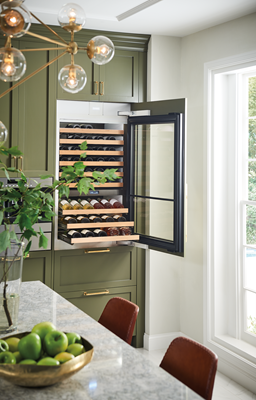 Sub-Zero Refrigerators 30" Designer Wine Storage with Refrigerator Drawers - Panel Ready (IW-30R)