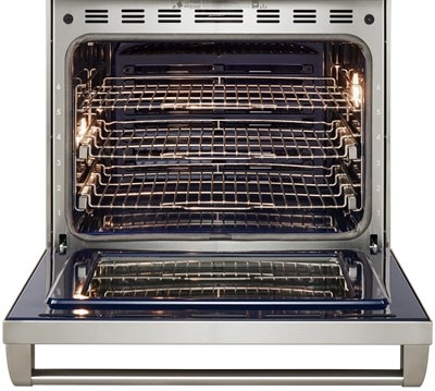 Open oven interior of the 36" Professional Induction Range - IR30451/S/P.