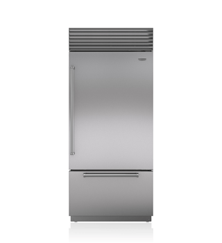Sub-Zero Unidad combinada Refrigerador / Congelador Cl&#225;sico con despachador interno de 36&quot; BI-36UID/S