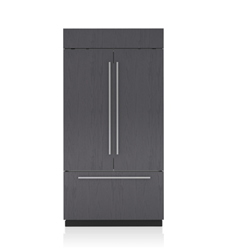 Sub-Zero Refrigerador/congelador cl&#225;sico de puerta francesa de 42&quot; con dispensador interno: Preparado para panel CL4250UFDID/O