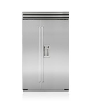 Sub-Zero Refrigerador/congelador Side-by-Side cl&#225;sico de 48&quot; con dispensador CL4850SD/S