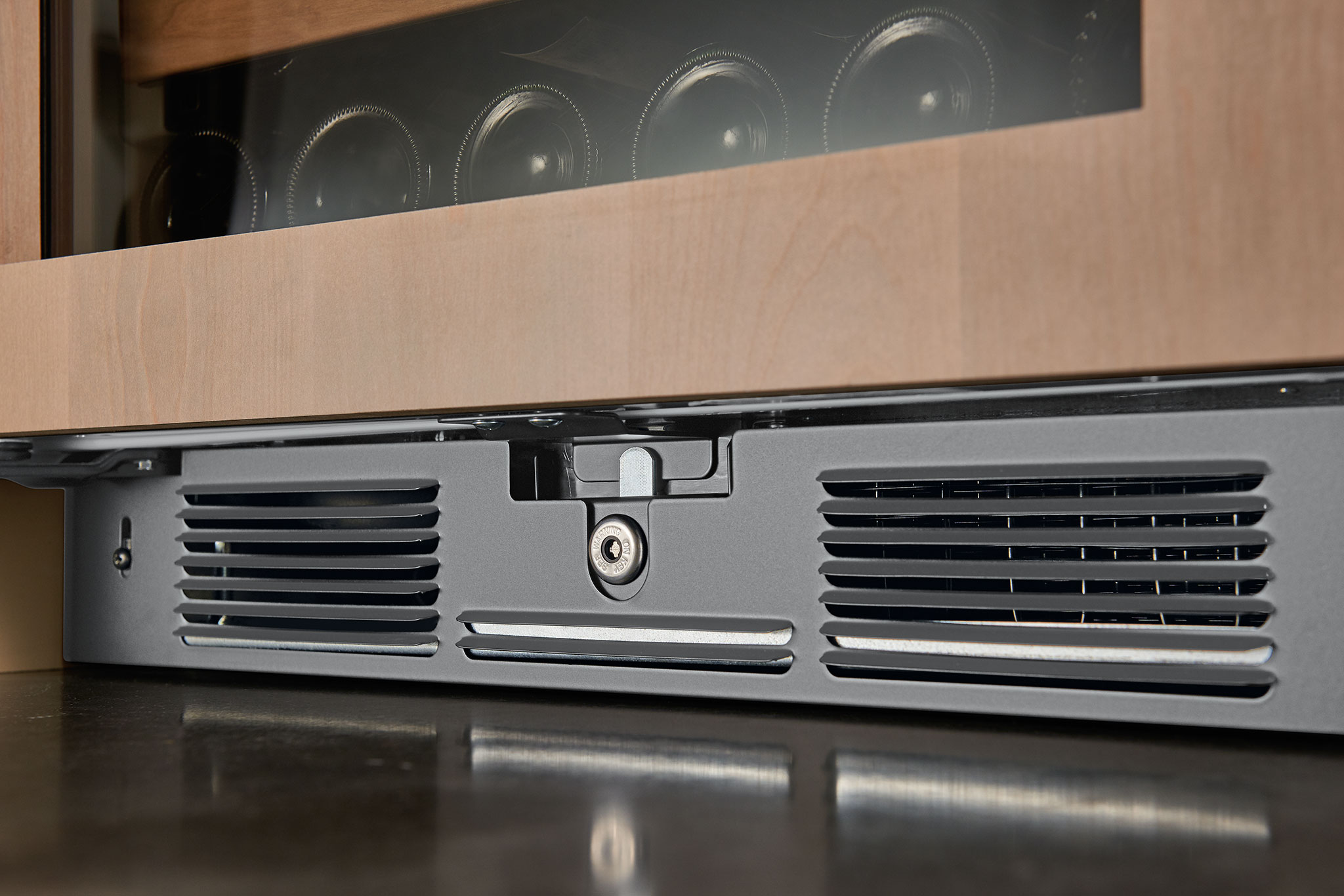 7030801Undercounter Silver Kickplate