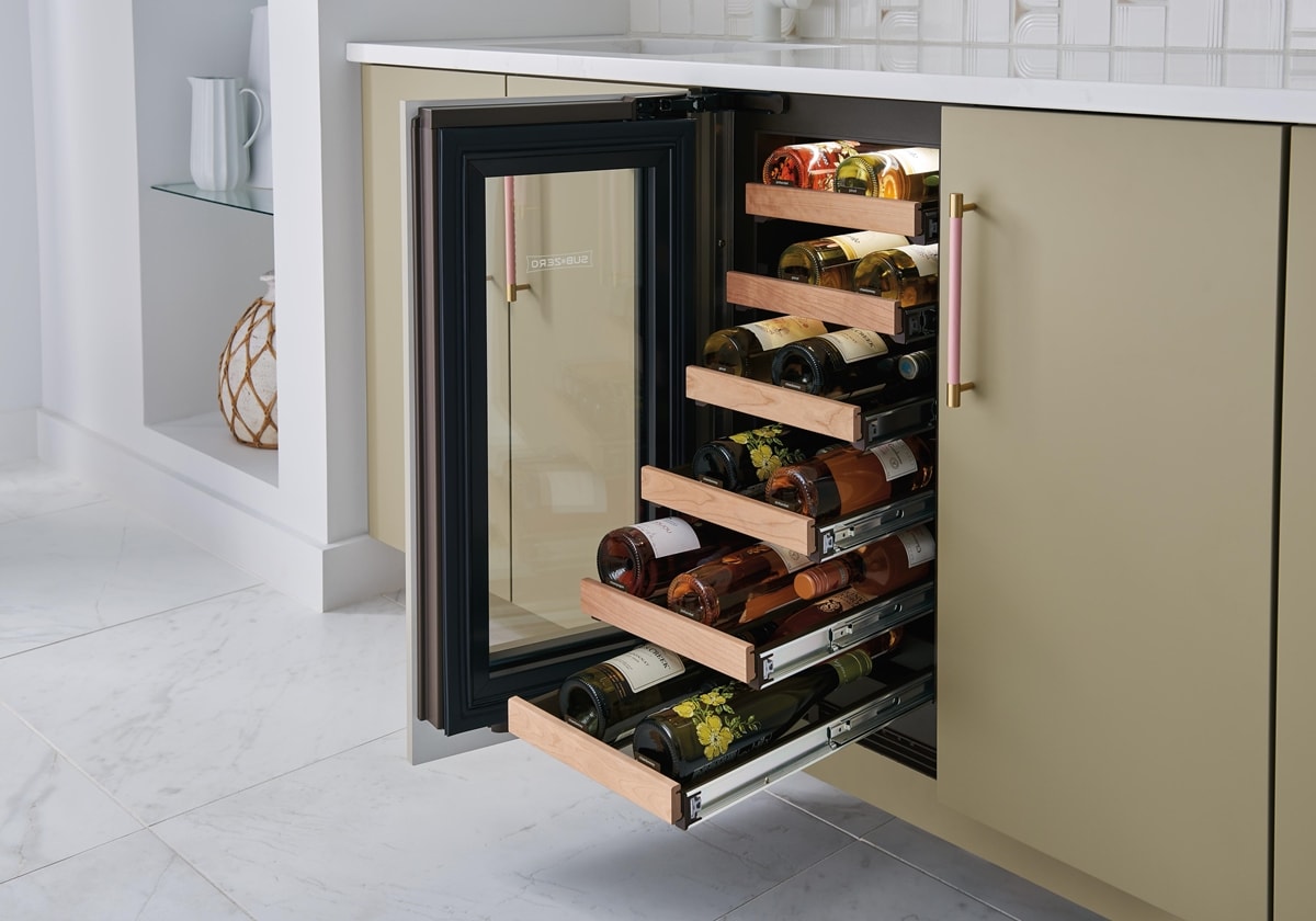 SubZero 15" Designer Undercounter Wine Storage Panel Ready