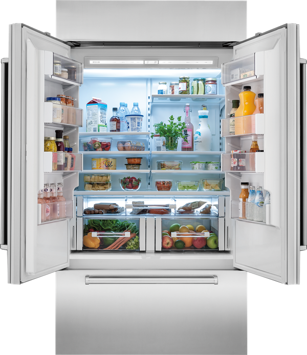Refrigerador / Congelador Clásico de 42" con despachador interno BI