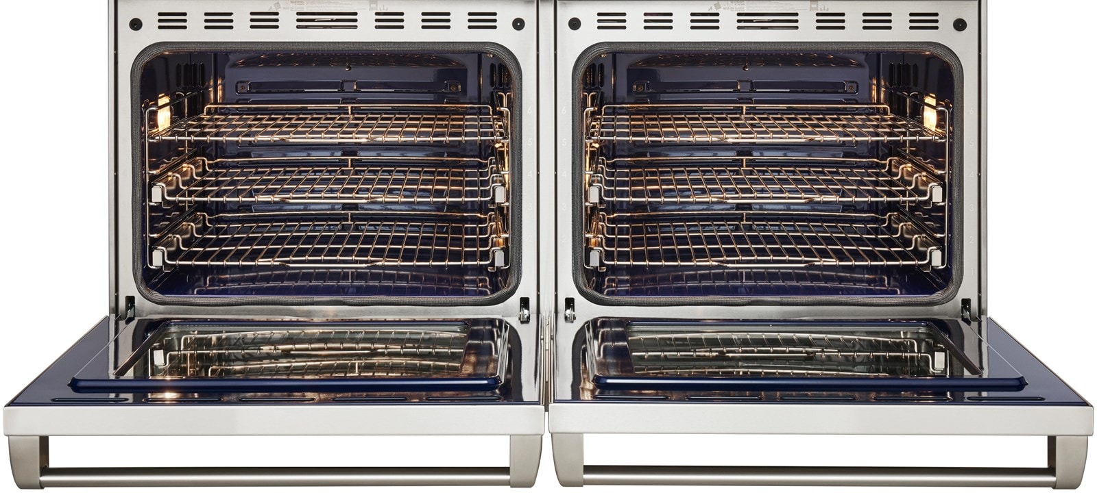 Estufa de energía dual de 60” Wolf con 6 quemadores y plancha doble