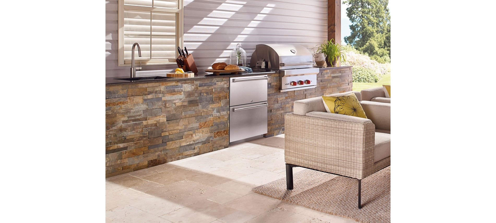 Cajones refrigeradores para exteriores de 24" Integrables ID24RO