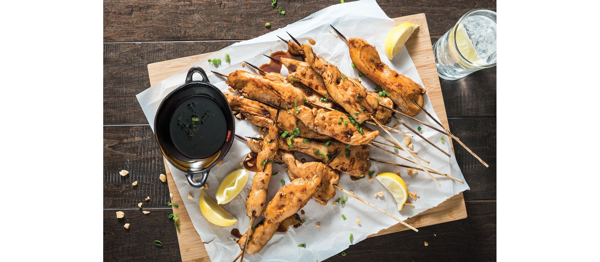Honey/Soy Chicken Skewers
