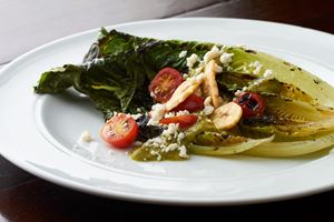 Grilled Romaine with Avocado Dressing