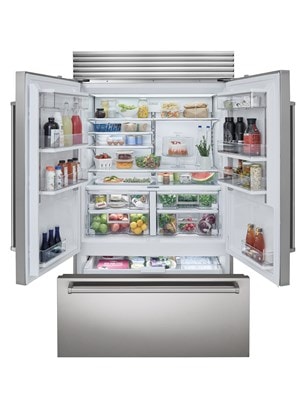 48" Classic French Door Refrigerator/Freezer with Internal Dispenser - Panel Ready