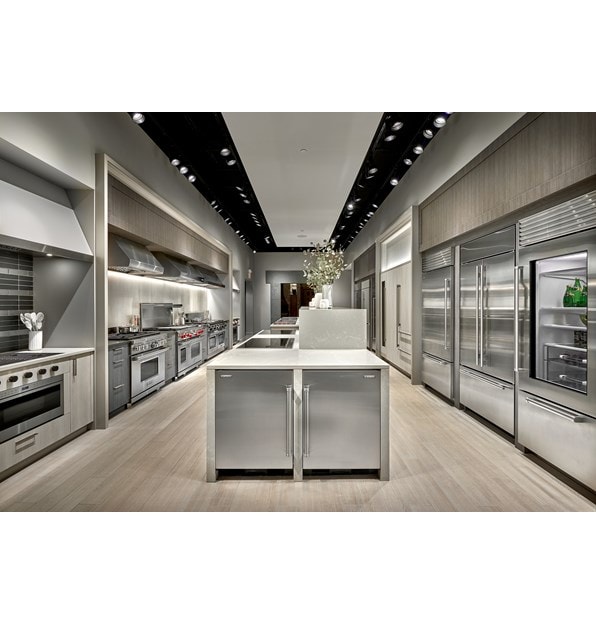 Haga realidad la cocina de sus sueños con electrodomésticos de lujo que reflejan su estilo en el showroom de Sub-Zero, Wolf y Cove en el área metropolitana de Glendale Heights, Illinois.