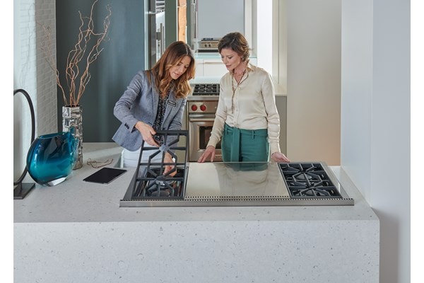 Use and care product demonstration with Chef at Sub-Zero, Wolf and Cove Showroom