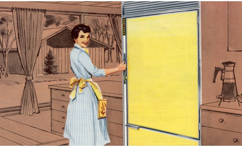 Una estufa de gas vintage original Wolf Range de Compton, California.