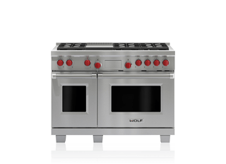 Legacy Model - 48" Dual Fuel Range - 6 Burners and Infrared Griddle