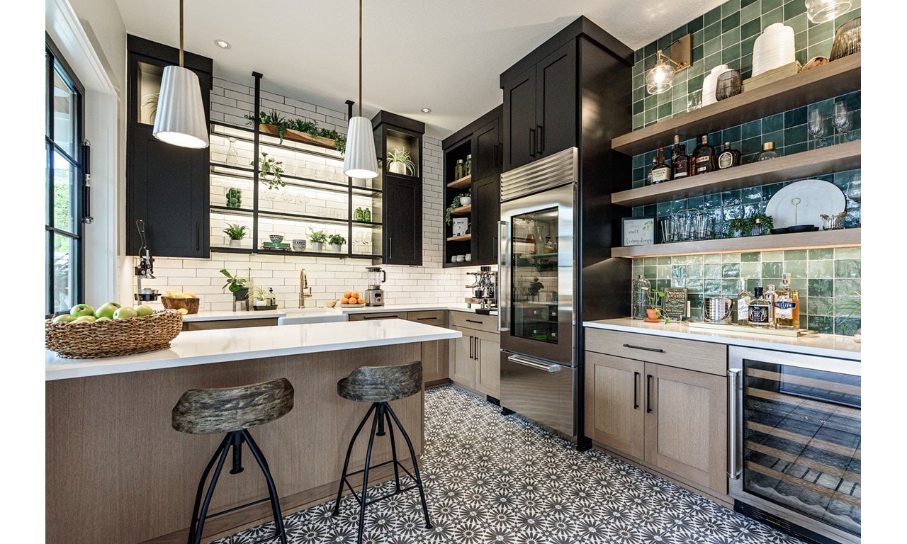 Sub-Zero, Wolf, and Cove KDC Finalist Farm to Table featuring DW2450 24" Dishwasher Cove, BI-30UG 30" Over-and-Under with Glass Door, UW-24 24" Undercounter and OG36 36" Outdoor Gas Grill