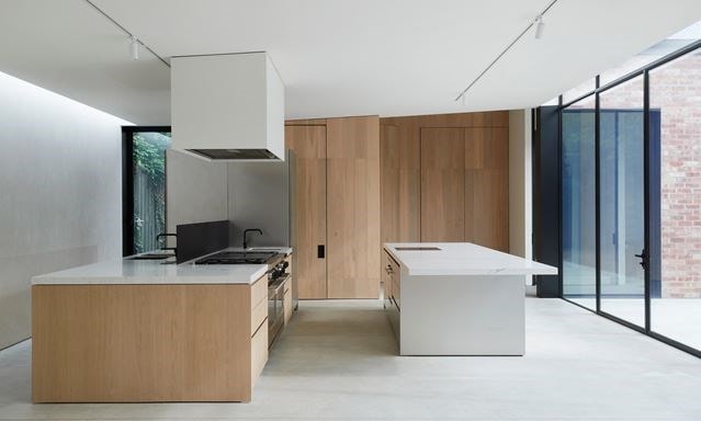 Armadale House contemporánea de Chris Connell, en el Concurso de Diseño de Cocinas, con Sub-Zero, Wolf y Cove.