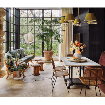 Texas designer Fern Santini collaborated with many individuals to create this home inspired by Austin's musical history.