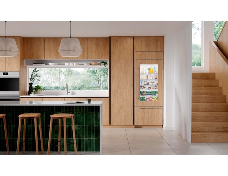 Congelador/refrigerador bajo y sobre mostrador de 30” Classic Sub-Zero con puerta de vidrio compatible con paneles (CL3050UG/O)