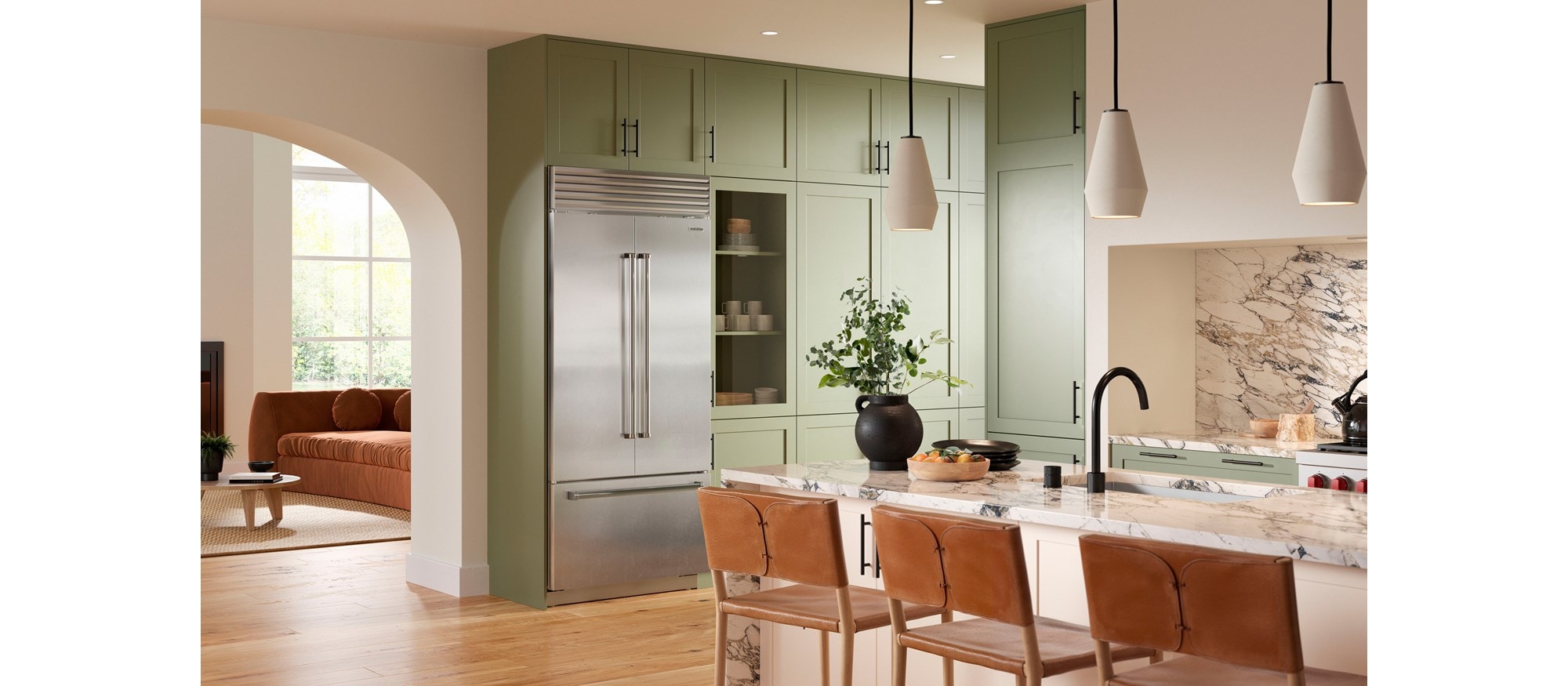 Refrigerador/congelador Classic de puerta francesa de 36" Sub-Zero (CL3650UFD/S)