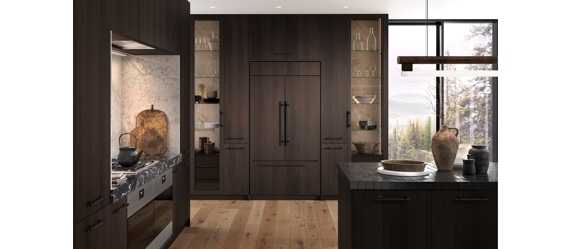 Refrigerador/congelador Classic de puerta francesa de 42" Sub-Zero compatible con paneles (CL4250UFD/O)