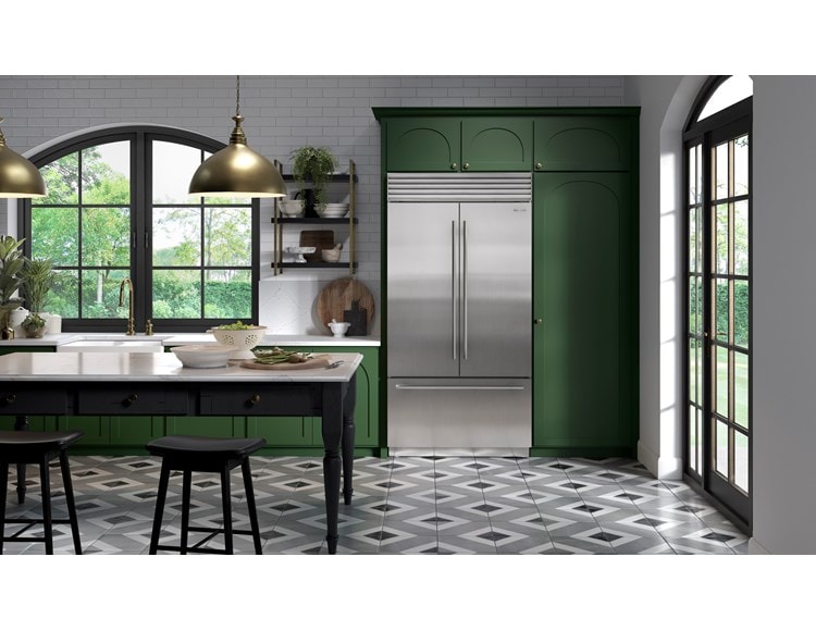 Refrigerador/congelador Classic de puerta francesa de 42" Sub-Zero con dispensador interno (CL4250UFDID/S)