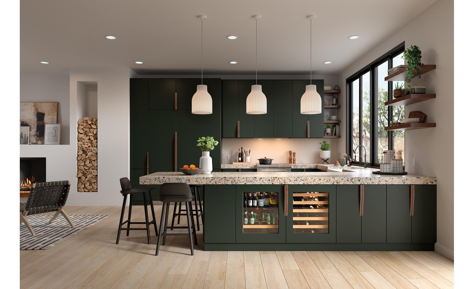 Sub-Zero 24" Designer Undercounter ADA Height Beverage Center - Panel Ready