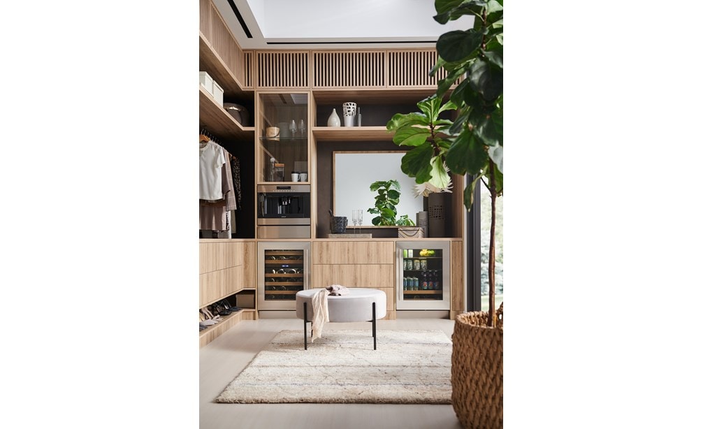 Conservador de vino con paneles de acero inoxidable bajo mostrador Sub-Zero Designer de 24"(DEU2450W)