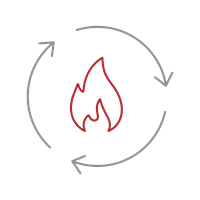 Spark ignition system for each burner