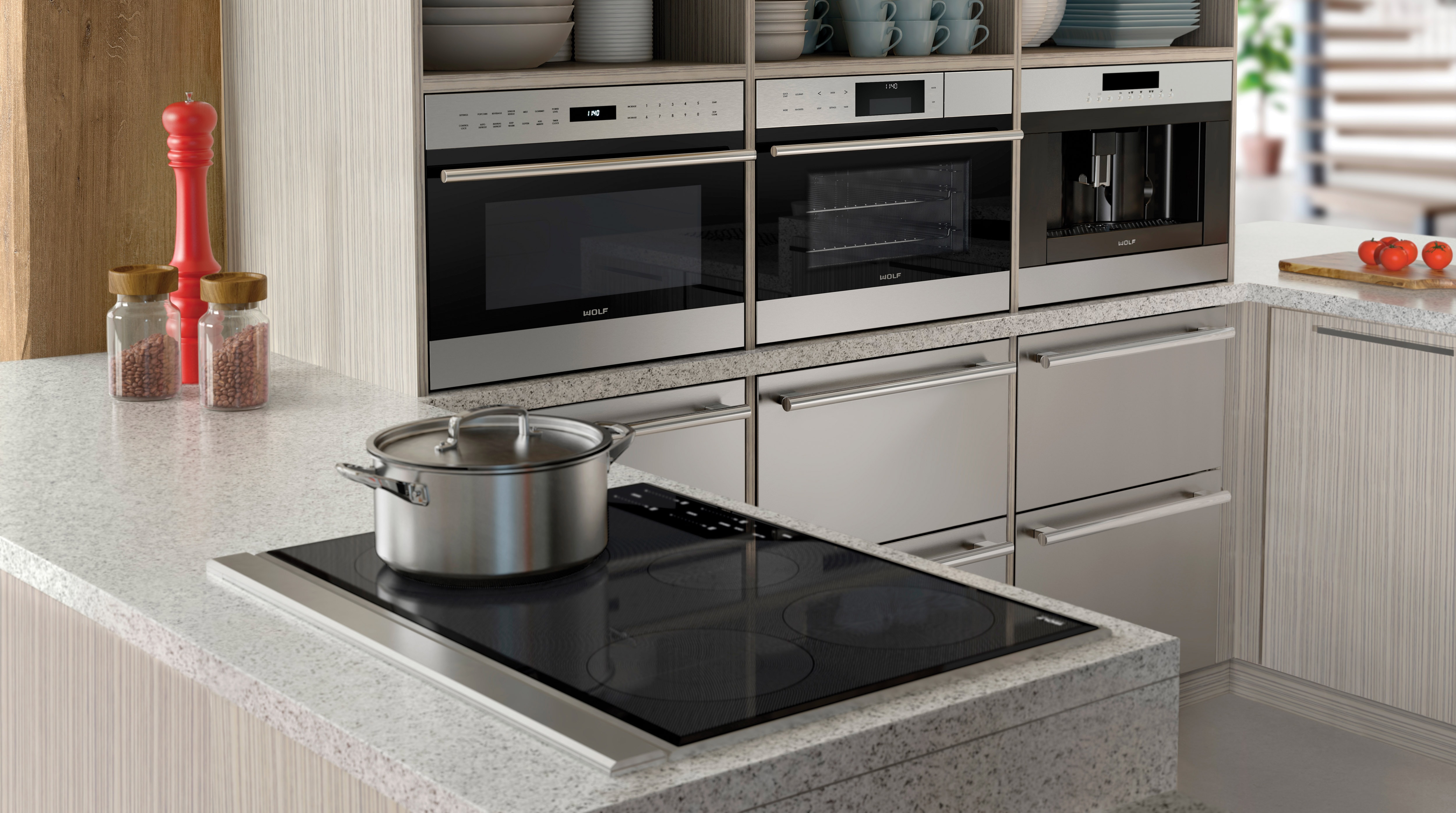 Placa de inducción transicional de 30" Wolf (CI304T/B)