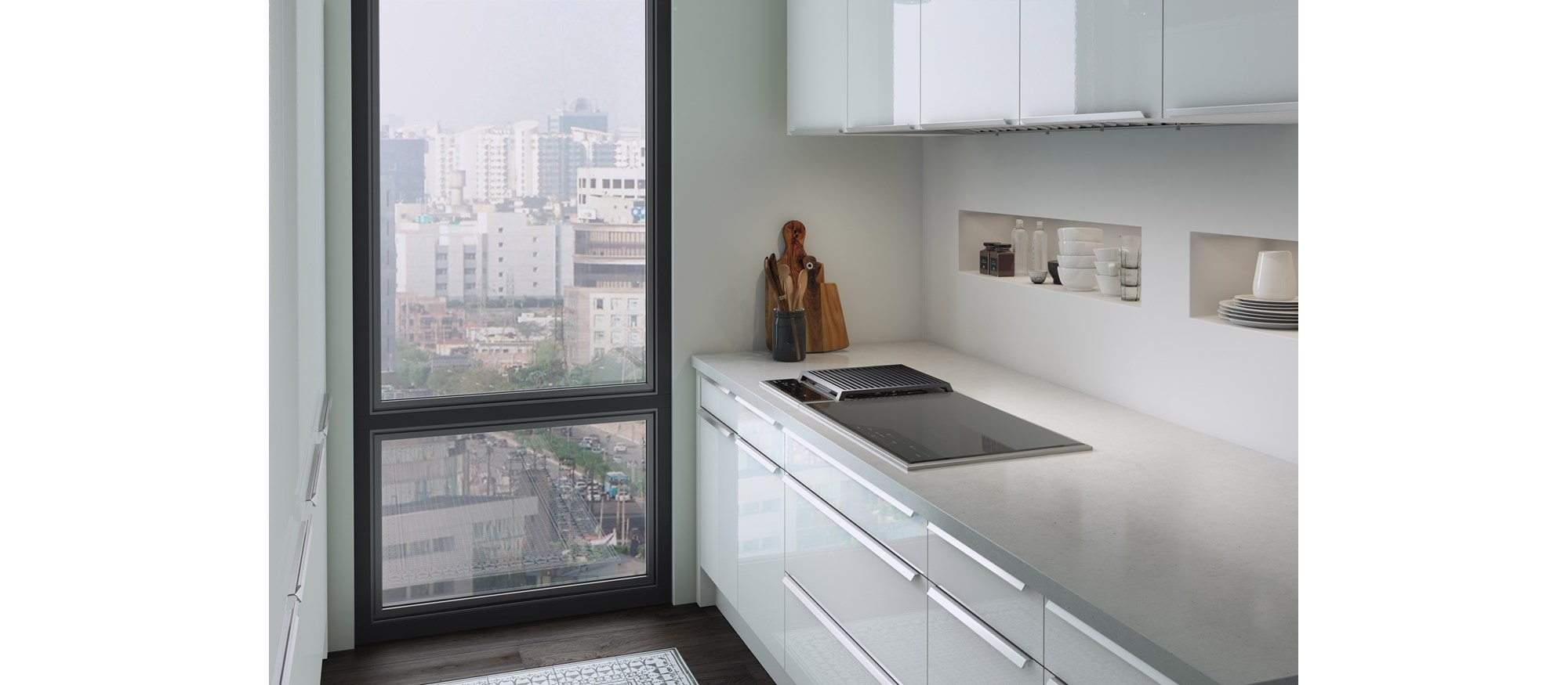 Placa de inducción con marco transicional de 30" Wolf (CI304TF/S)