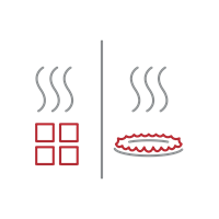 Two types of heat for more thorough grilling