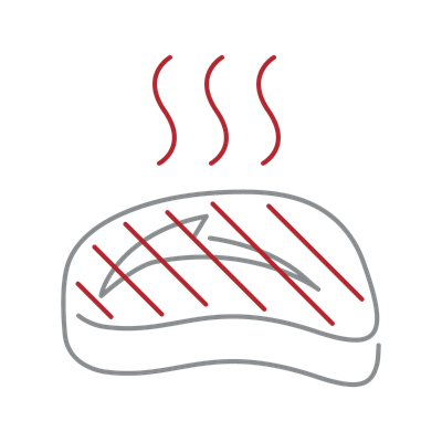 Zona de cocción por infrarrojos 25,500 Btus