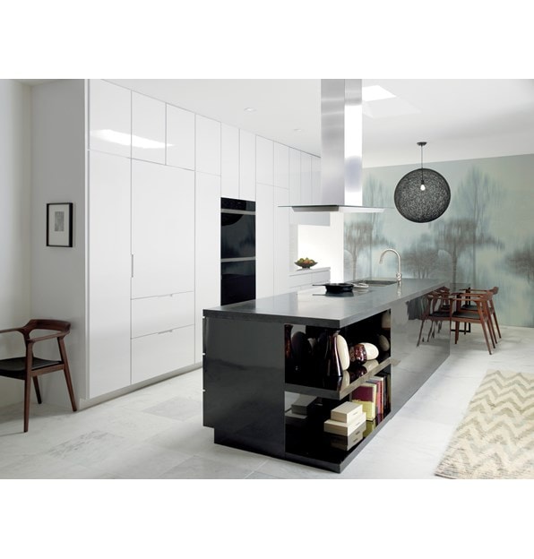 Horno de vapor doble con vidrio negro contemporáneo de la serie M de 30" Wolf (DO30CM/B)