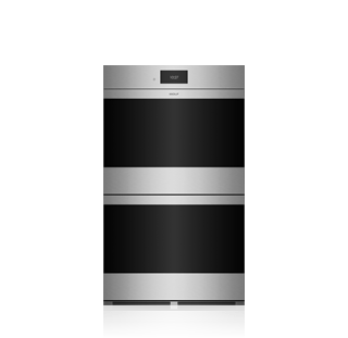 Wolf Horno doble empotrado contemporáneo de acero inoxidable de la serie M de 30” DO3050CM/S