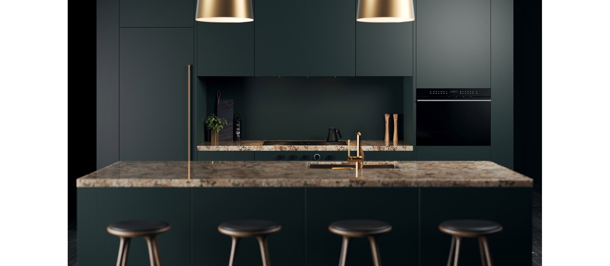 Speed oven contemporáneo de la serie E de 30" Wolf (SPO30CMBTH)