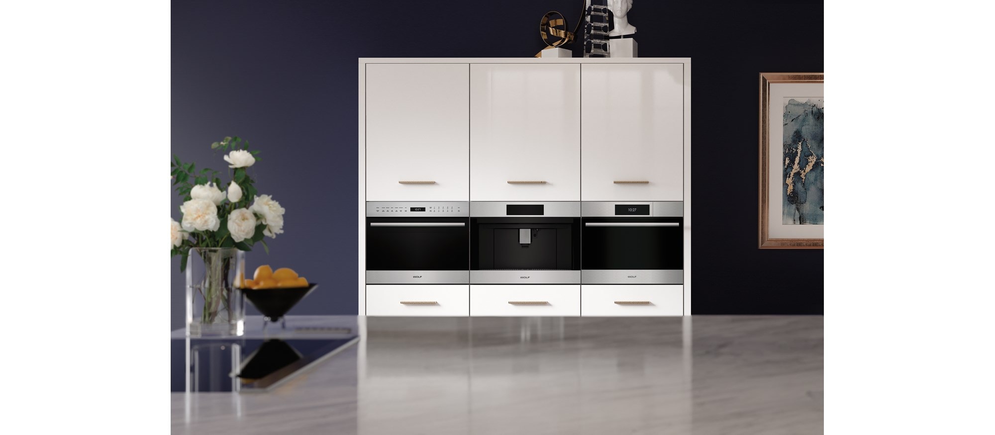 Horno de vapor con convección transicional de la serie E de 24" Wolf (CSO2450TE/S/T)