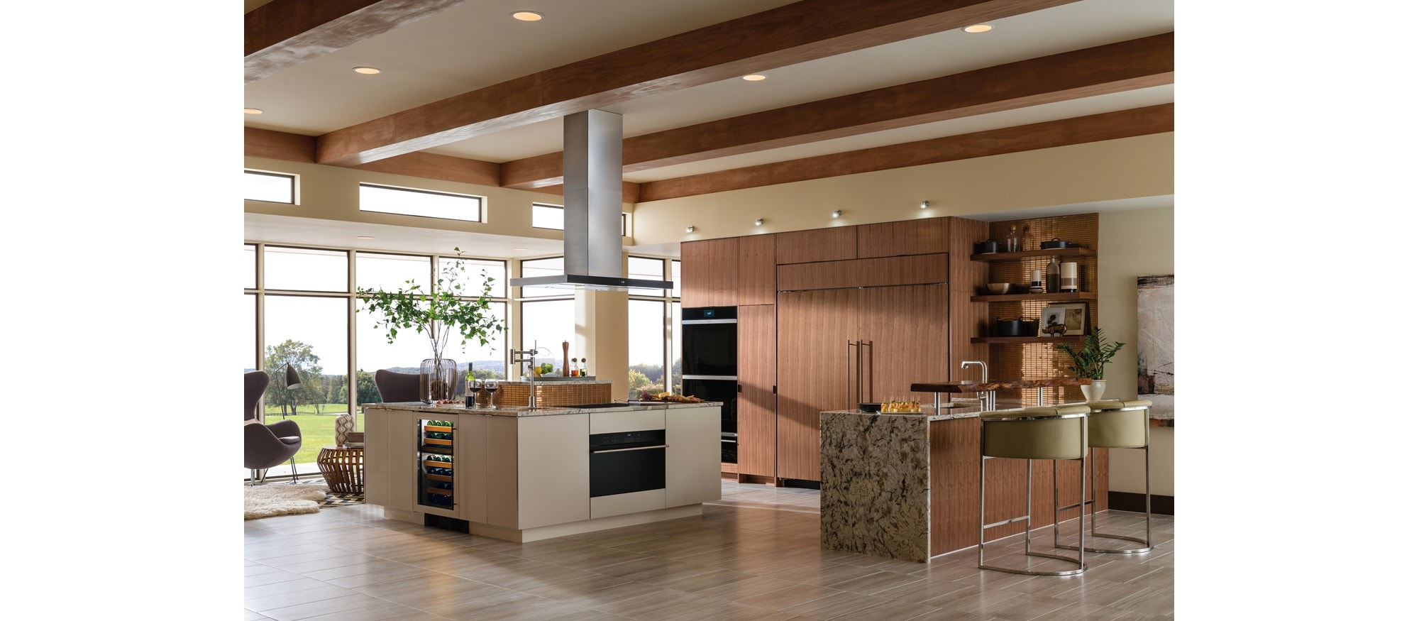 Horno de vapor con convección contemporáneo de la serie M de 30" Wolf (CSO30CM/B/TH)