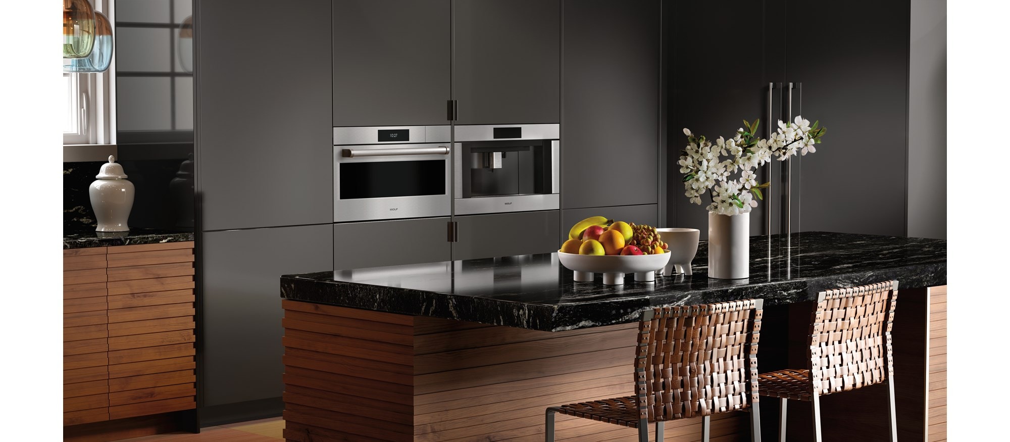 Horno de vapor con convección profesional de la serie E de 30" Wolf (CSO3050PE/S/P)