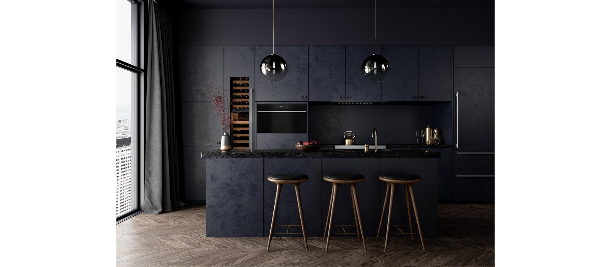 Horno de vapor con convección contemporáneo de la serie M de 30" Wolf (CSO3050CM/B/T)