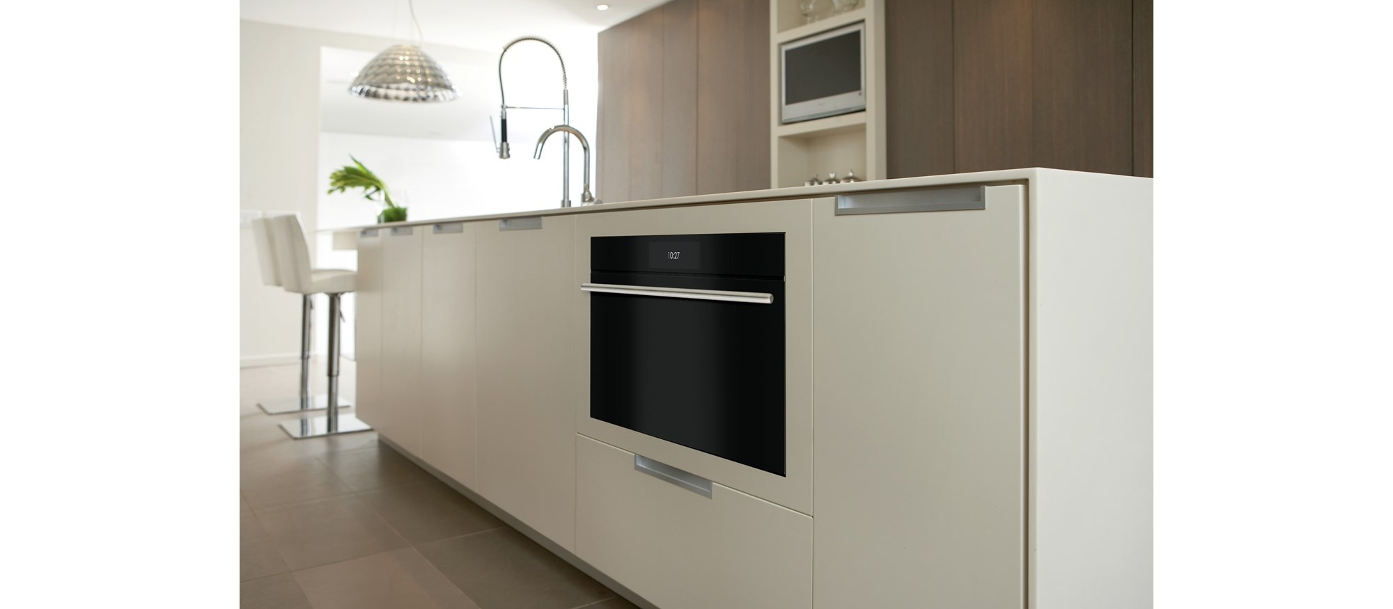 Horno de vapor con convección contemporáneo de la serie M de 30" Wolf con tubería (CSOP3050CM/B/T)