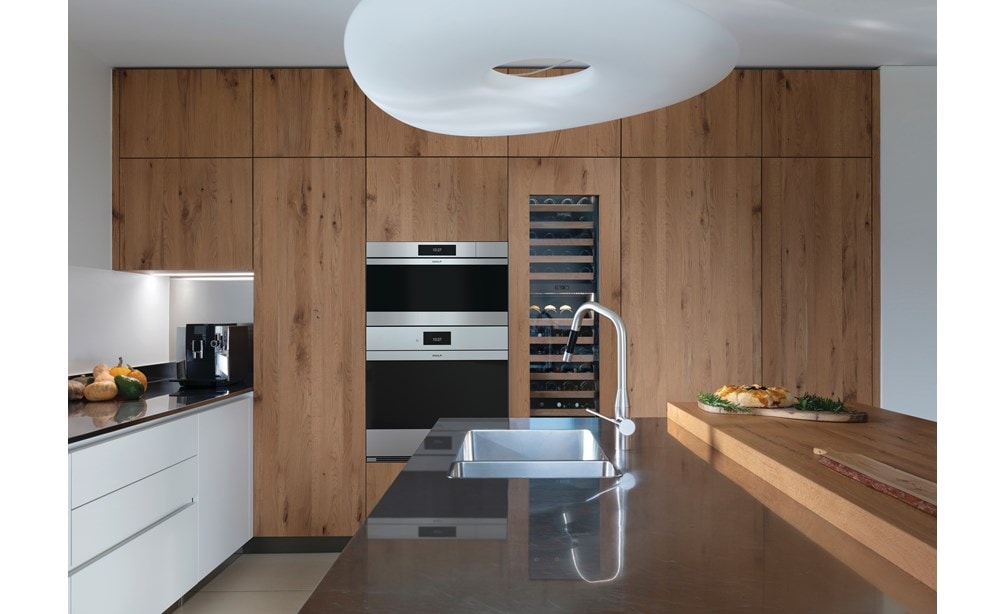 Horno de vapor contemporáneo de acero inoxidable de la serie M de 30" Wolf con tubería (CSOP3050CM/S)