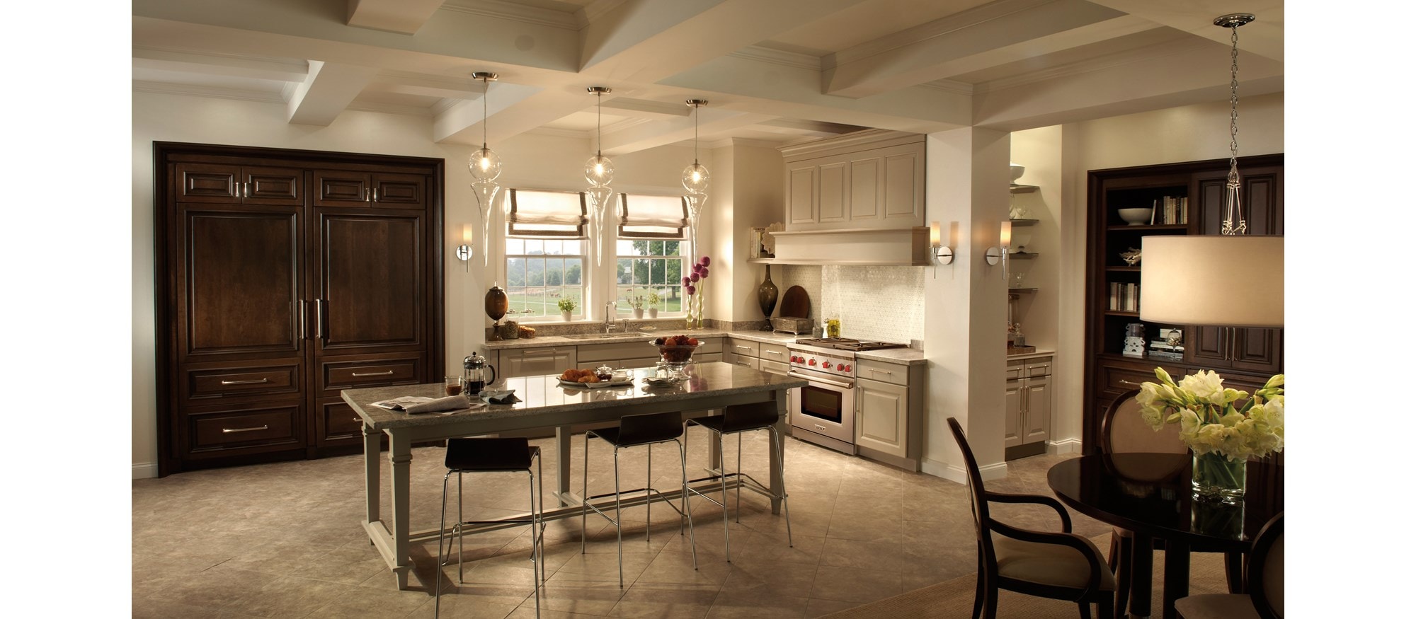 Estufa de gas de 36" con 4 quemadores y asadora infrarroja (GR364C) Estufa Wolf