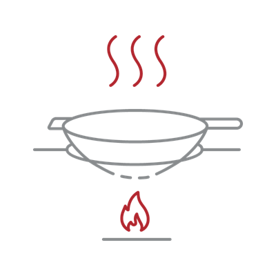 Authentic wok cooking