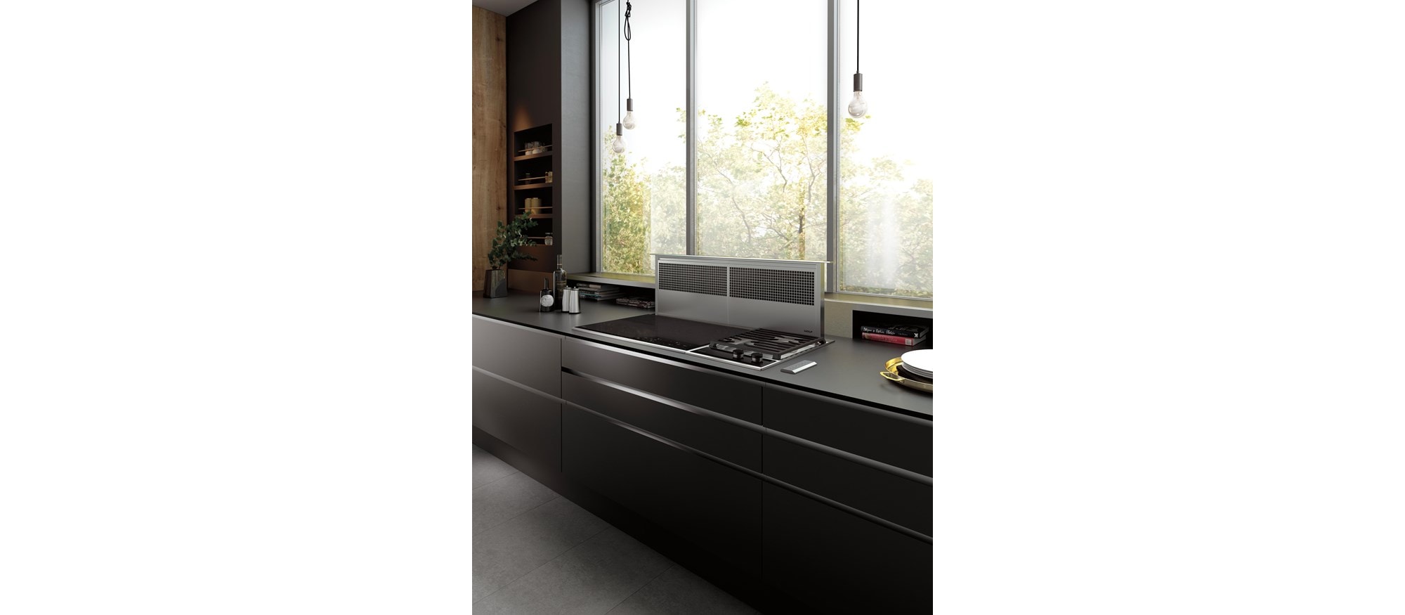 Ventilación de tiro descendente de 45" Wolf (DD45)