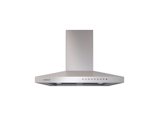 Wolf Campana extractora de placa de cocción de pared de 30" - Acero inoxidable VW30S