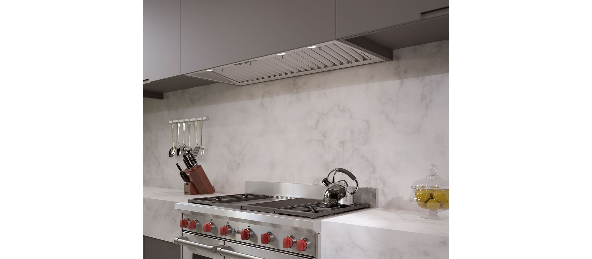 Revestimiento de campana extractora Pro de 52" Wolf - 22" de profundidad (PL522212)